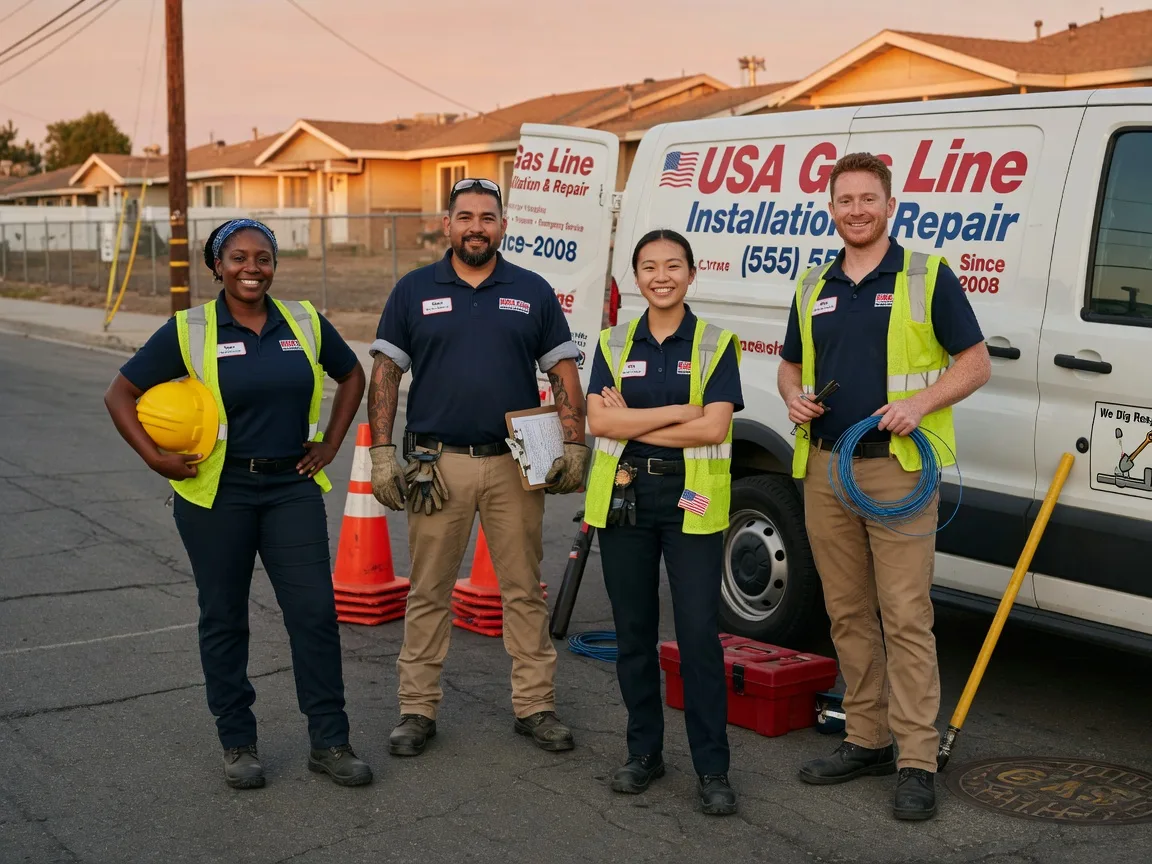 Gas Line Installation company in New Stuyahok, AK